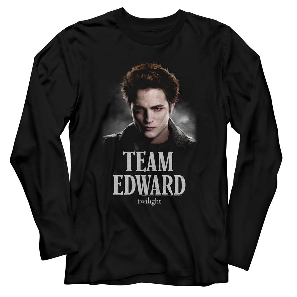 TWILIGHT-TWILIGHT TEAM EDWARD-BLACK ADULT L/S TSHIRT
