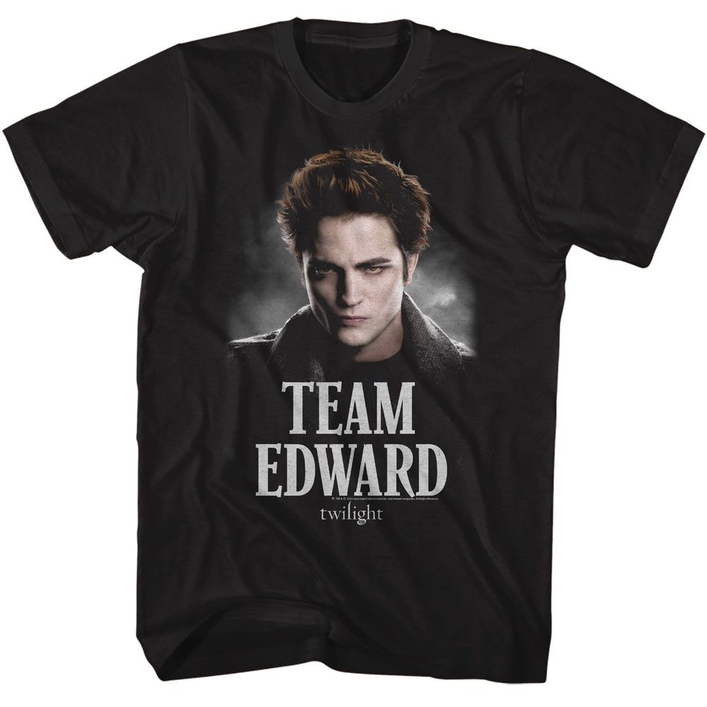 TWILIGHT-TWILIGHT TEAM EDWARD-BLACK ADULT S/S TSHIRT