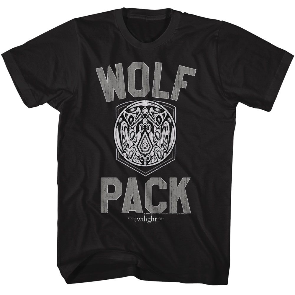 TWILIGHT-TWILIGHT WOLF PACK-BLACK ADULT S/S TSHIRT