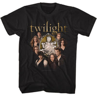 Thumbnail for TWILIGHT-TWILIGHT CULLEN FAMILY WITH CREST-BLACK ADULT S/S TSHIRT