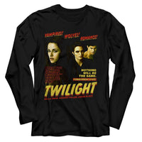 Thumbnail for TWILIGHT-TWILIGHT VAMPIRES WOLVES ROMANCE-BLACK ADULT L/S TSHIRT