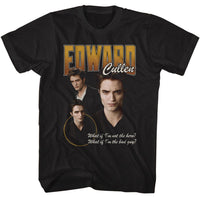 Thumbnail for TWILIGHT-TWILIGHT EDWARD 3 CHARACTER POSE-BLACK ADULT S/S TSHIRT