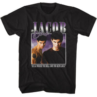 Thumbnail for TWILIGHT-TWILIGHT JACOB 90S STYLE-BLACK ADULT S/S TSHIRT