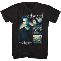 Thumbnail for TWILIGHT-TWILIGHT EDWARD MULTI SCENES-BLACK ADULT S/S TSHIRT