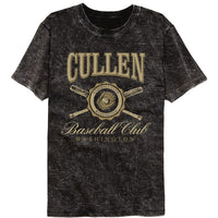 Thumbnail for TWILIGHT-TWILIGHT CULLEN BASEBALL CLUB-MINERAL WASH BLACK ADULT S/S TSHIRT