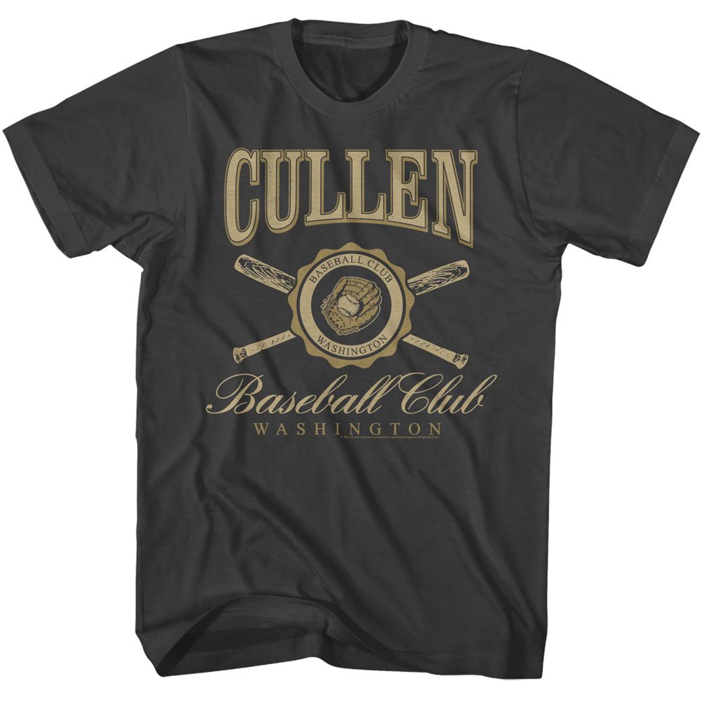 TWILIGHT-TWILIGHT CULLEN BASEBALL CLUB-SMOKE ADULT S/S TSHIRT