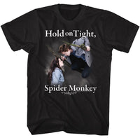 Thumbnail for TWILIGHT-TWILIGHT HOLD ON SPIDER MONKEY-BLACK ADULT S/S TSHIRT