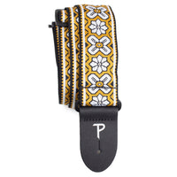 Thumbnail for GOLD GEO FLORAL JACQUARD GUITAR STRAP