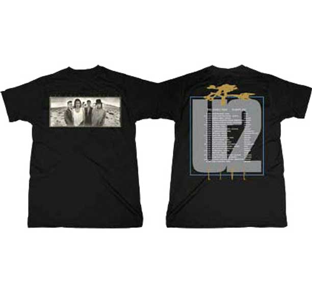 U2 JOSHUA TREE MENS LIGHTWEIGHT T-SHIRT