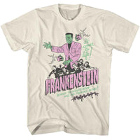 Thumbnail for UNIVERSAL MONSTERS-UNIVERSAL MONSTERS IT COMES TO LIFE-NATURAL ADULT S/S TSHIRT