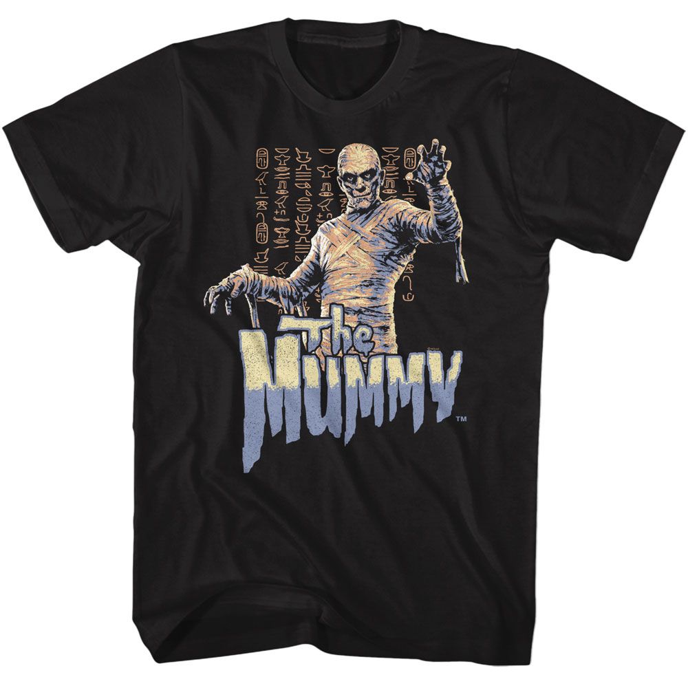 UNIVERSAL MONSTERS-UNIVERSAL MONSTERS THE MUMMY-BLACK ADULT S/S TSHIRT