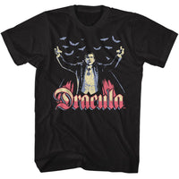 Thumbnail for UNIVERSAL MONSTERS-UNIVERSAL MONSTERS MULTITONE DRACULA-BLACK ADULT S/S TSHIRT