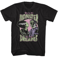 Thumbnail for UNIVERSAL MONSTERS-UNIVERSAL MONSTERS DREAM MONSTER-BLACK ADULT S/S TSHIRT