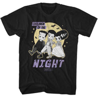 Thumbnail for UNIVERSAL MONSTERS-UNIVERSAL MONSTERS CHILDREN OF THE NIGHT-BLACK ADULT S/S TSHIRT