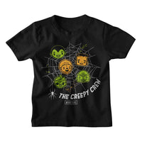 Thumbnail for UNIVERSAL MONSTERS-UNIVERSAL MONSTERS CREEPY CREW-BLACK TODDLER S/S TSHIRT
