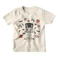 Thumbnail for UNIVERSAL MONSTERS-UNIVERSAL MONSTERS CHIBI HALLOWEEN-NATURAL YOUTH S/S TSHIRT