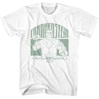 Thumbnail for UNIVERSAL MONSTERS-UNIVERSAL MONSTERS RECYCLED PARTS-WHITE ADULT S/S TSHIRT