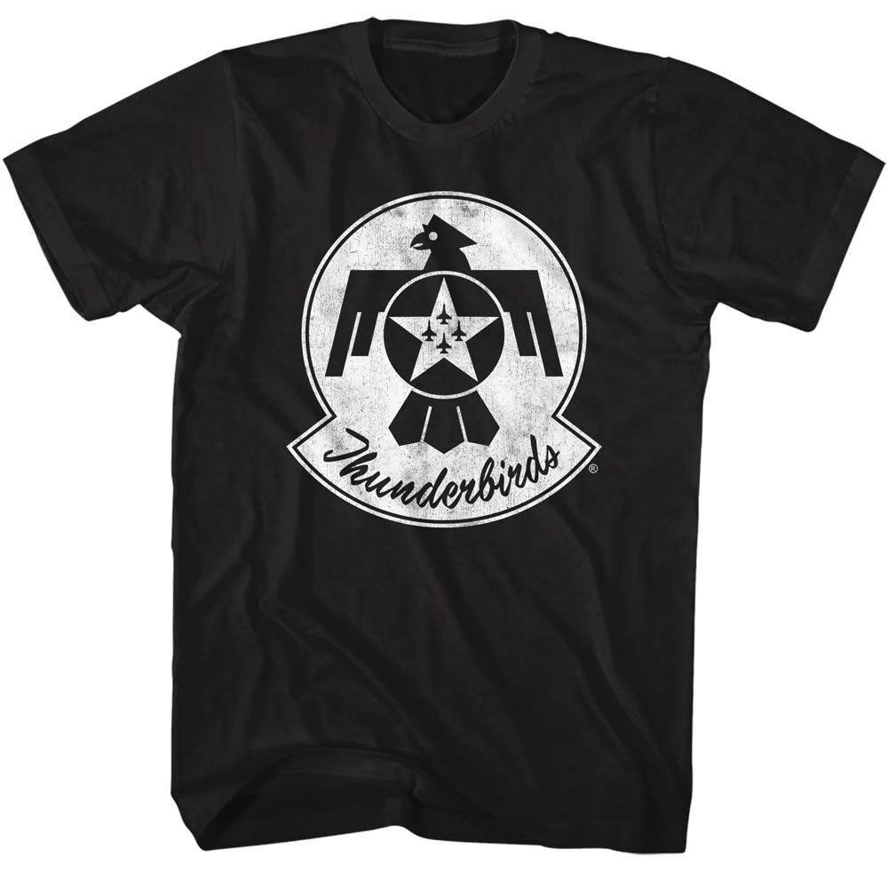 USAF-THUNDERBIRDS-BLACK ADULT S/S TSHIRT