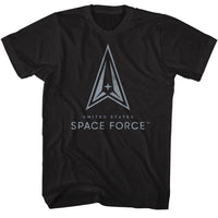 Thumbnail for USAF-US SPACE FORCE-BLACK ADULT S/S TSHIRT