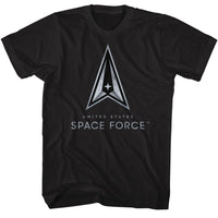 Thumbnail for USAF-US SPACE FORCE GRADIENT-BLACK ADULT S/S TSHIRT