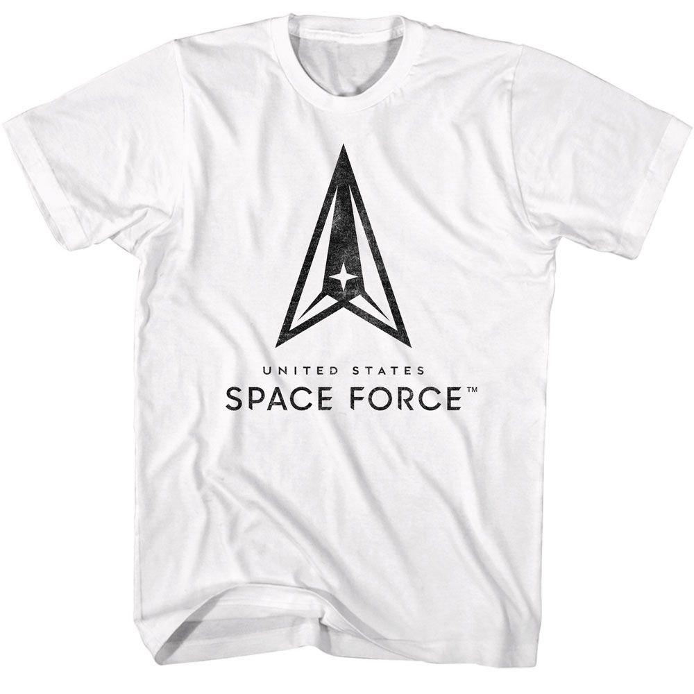 USAF-SPACE FORCE-WHITE ADULT S/S TSHIRT