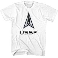 Thumbnail for USAF-USSF GRADIENT-WHITE ADULT S/S TSHIRT