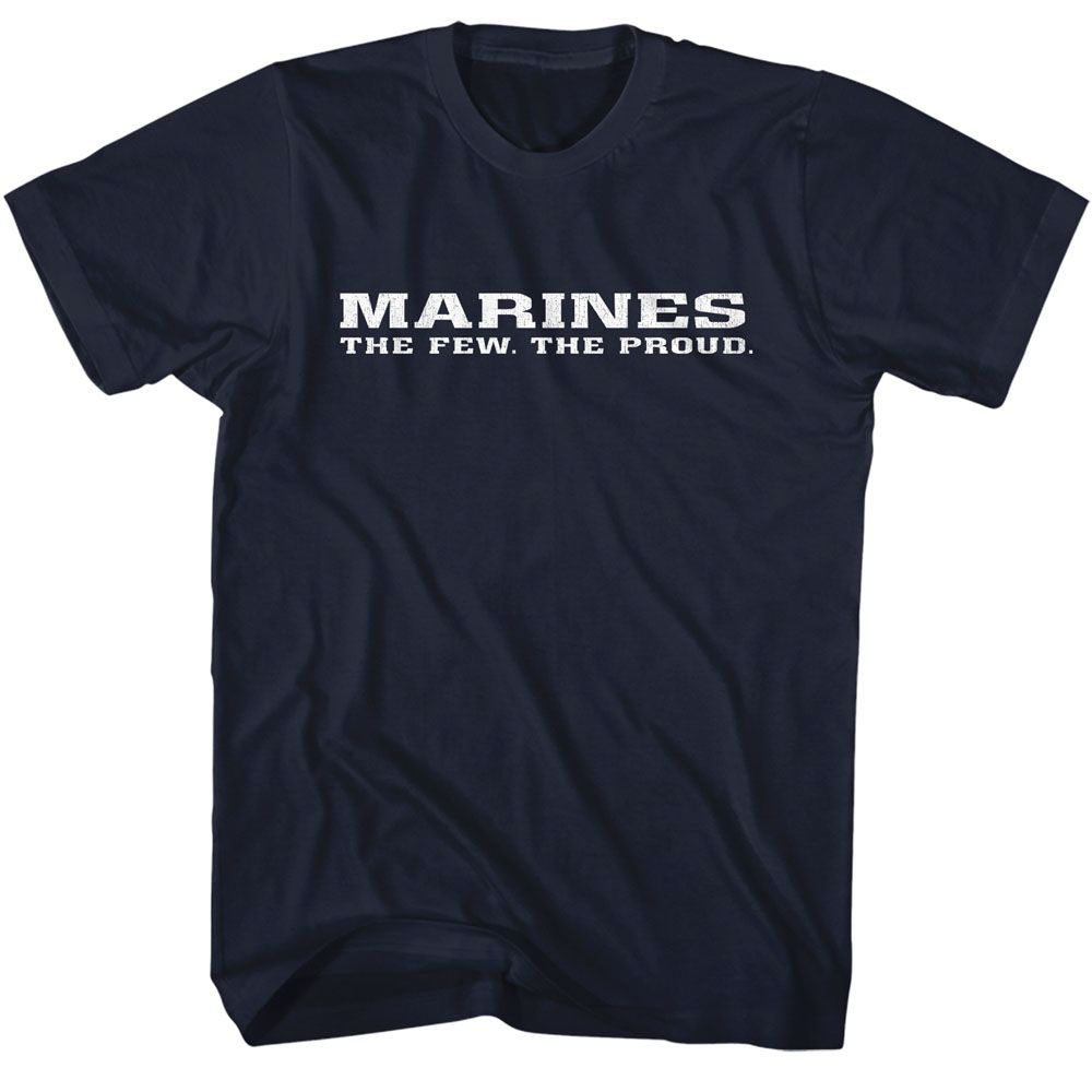 USMC-THE FEW THE PROUD-NAVY ADULT S/S TSHIRT
