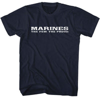 Thumbnail for USMC-THE FEW THE PROUD-NAVY ADULT S/S TSHIRT