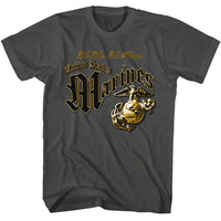 Thumbnail for MARINES-MARINES FEW PROUD ENLISTED LOGO-SMOKE ADULT S/S TSHIRT