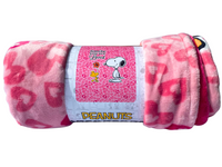 Thumbnail for SNUGGLE BUTTS Snoopy Smile You are Loved Plush Throw Blanket Bundle