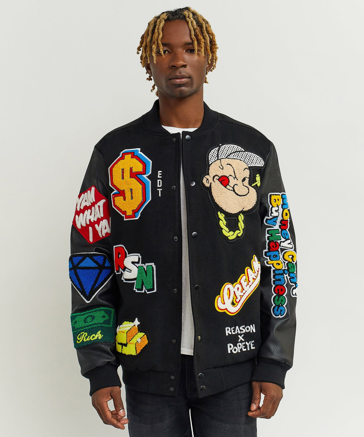 Popeye Wool Varsity Jacket