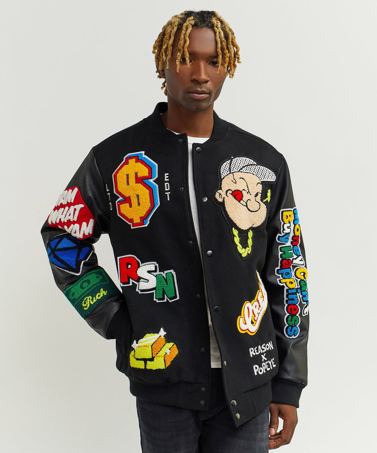 Popeye Wool Varsity Jacket