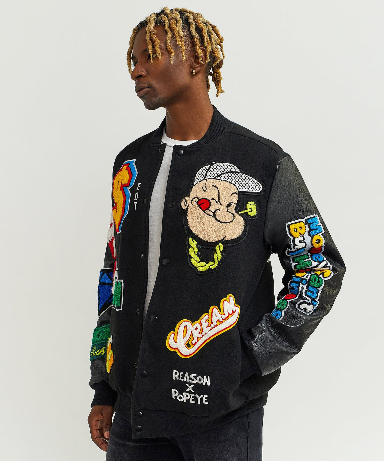 Popeye Wool Varsity Jacket