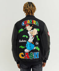 Thumbnail for Popeye Wool Varsity Jacket