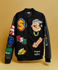 Thumbnail for Popeye Wool Varsity Jacket