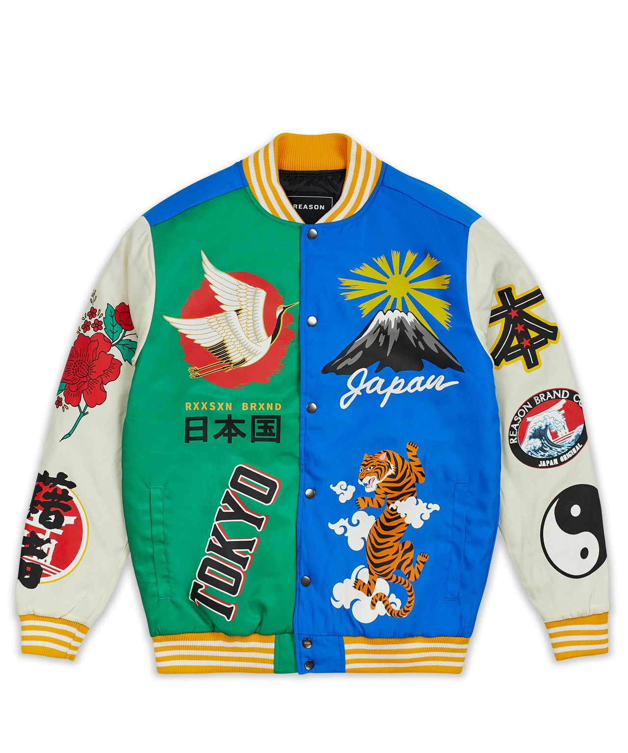 Japan Poly Varsity Jacket