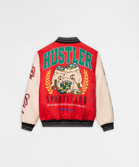 Thumbnail for Hustler Varsity Jacket - Multi 2