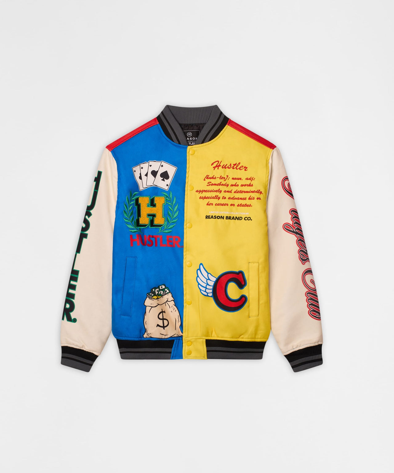 Hustler Varsity Jacket - Multi 2