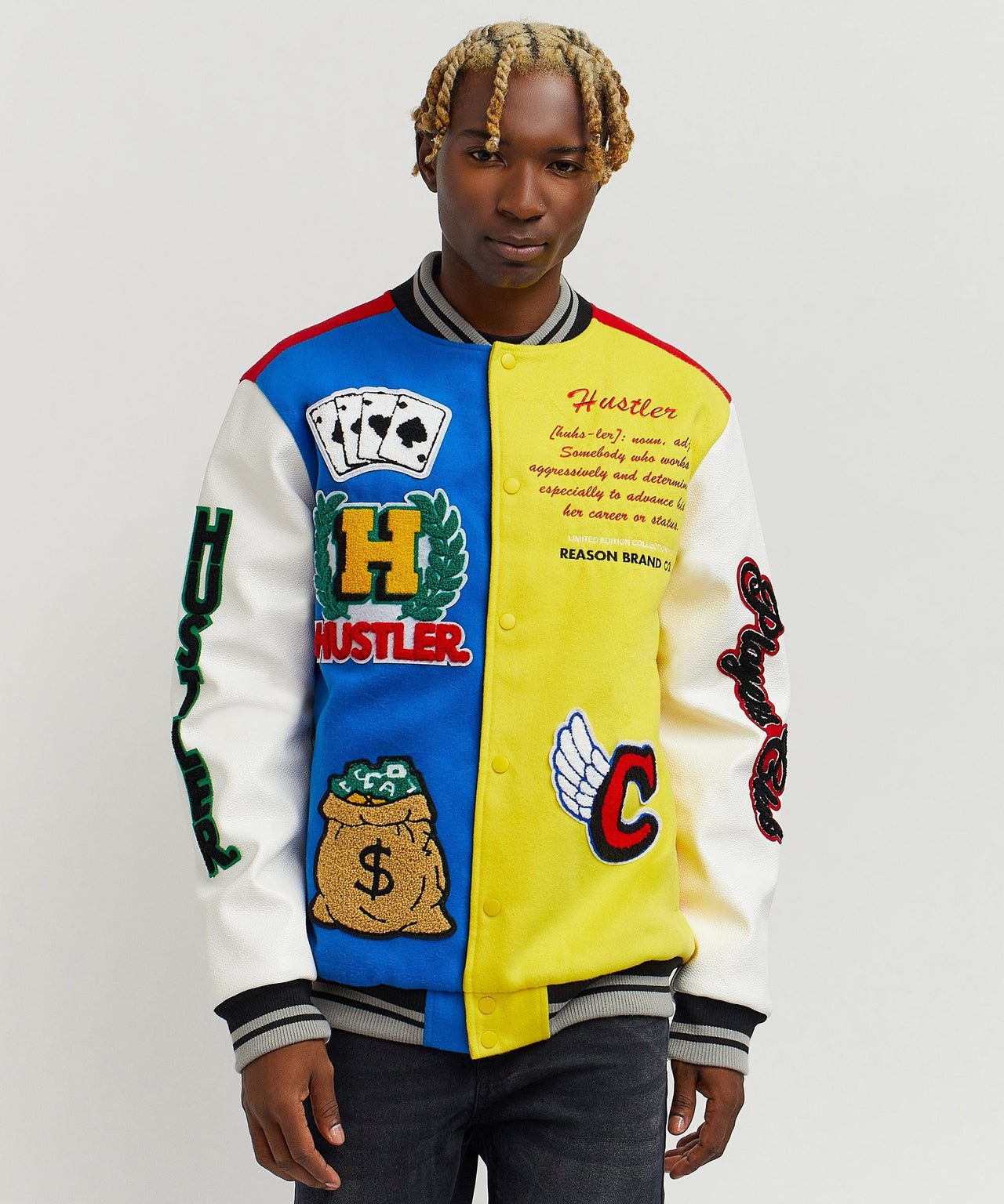 Hustler Varsity Jacket - Multi 2