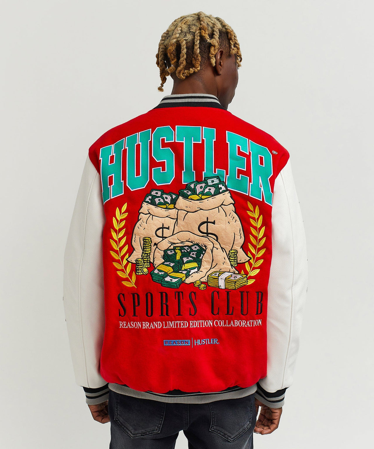 Hustler Varsity Jacket - Multi 2