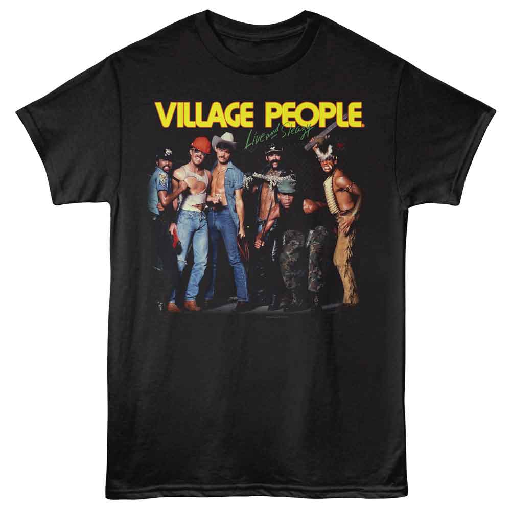 Village People - Live And Sleazy T-Shirt