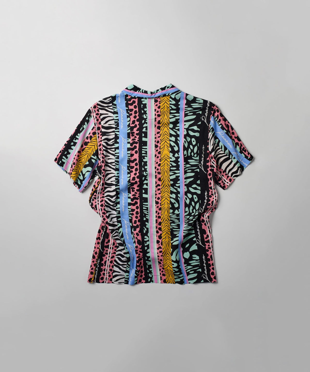 Jungle Fever Button Down Short Sleeve Shirt - Multicolor