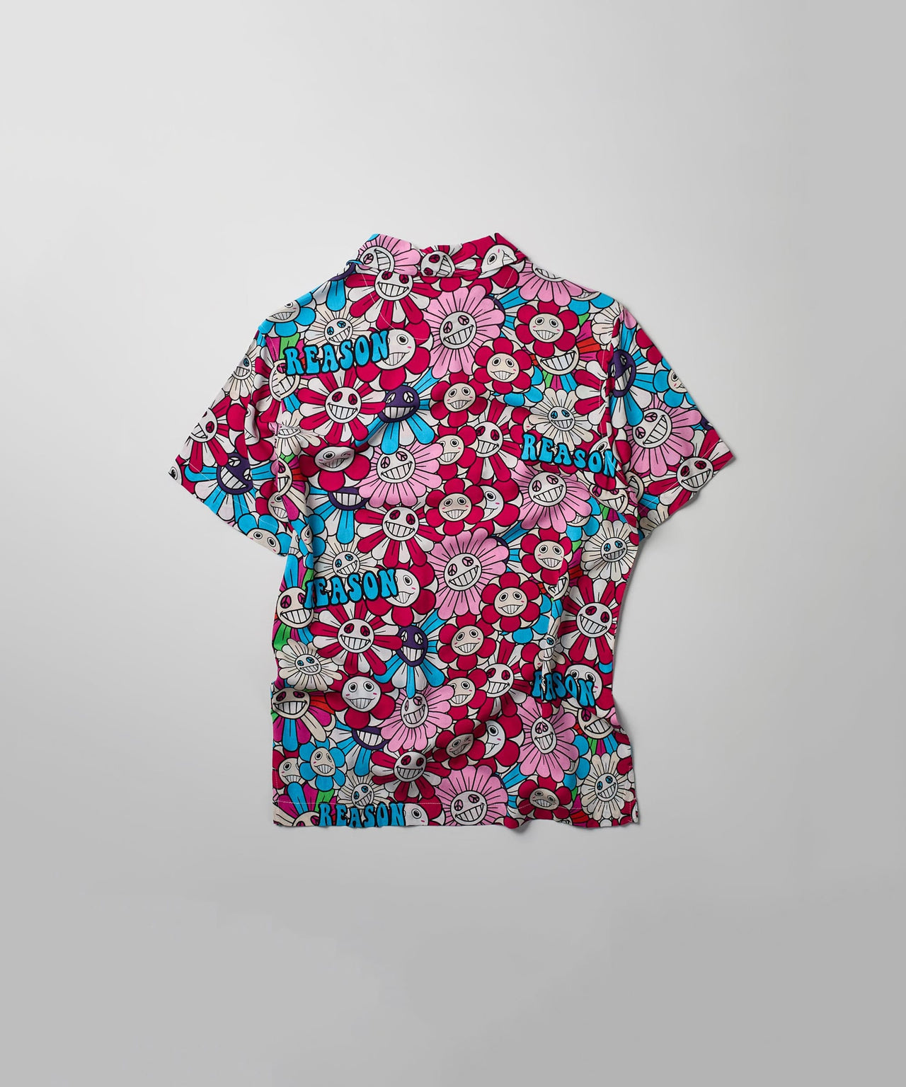 Sunflower Viscose Button-Down Short Sleeve Shirt - Multicolor
