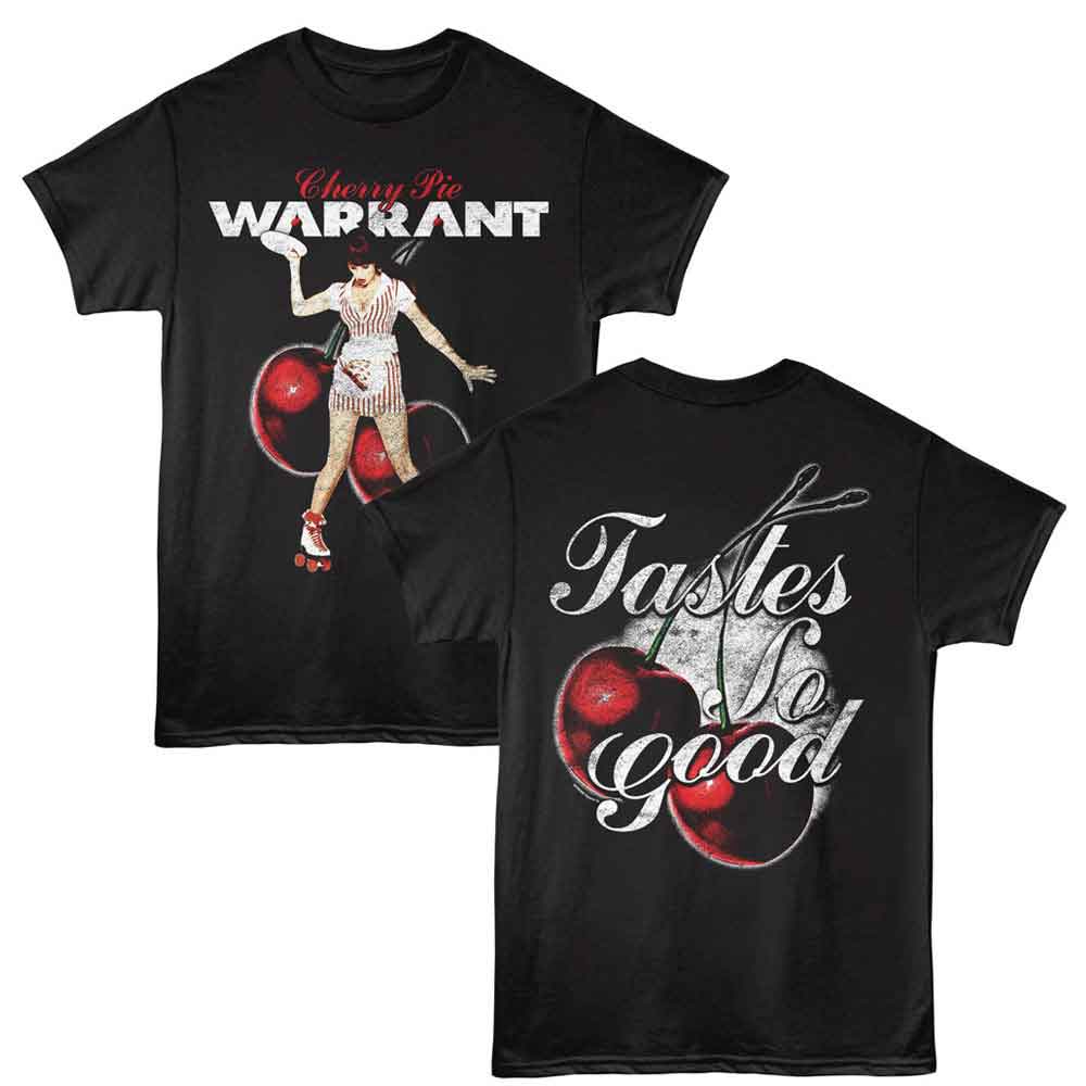 WARRANT-WARRANT CHERRY PIE 90S VINTAGE-BLACK ADULT S/S TSHIRT ***F&B***
