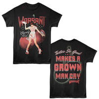 Thumbnail for WARRANT-WARRANT TASTES SO GOOD LYRICS F B-BLACK ADULT S/S TSHIRT ***F&B***
