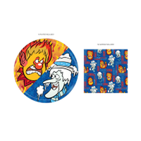 Thumbnail for The Year Without A Santa Claus Heat Snow Miser Split Pattern  32ct Paper Napkin and Plate Party Pack – 24 pc ppk ($4.25 each)