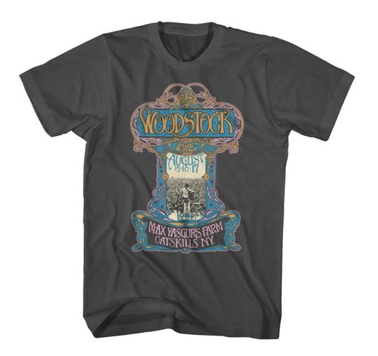 WOODSTOCK NOUVEAU POSTER ADULT TSHIRT