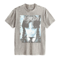 Thumbnail for Wednesday Blue Wednesday Mineral Wash Tee