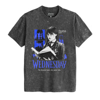 Thumbnail for Wednesday Blackest Heart Mineral Wash Tee