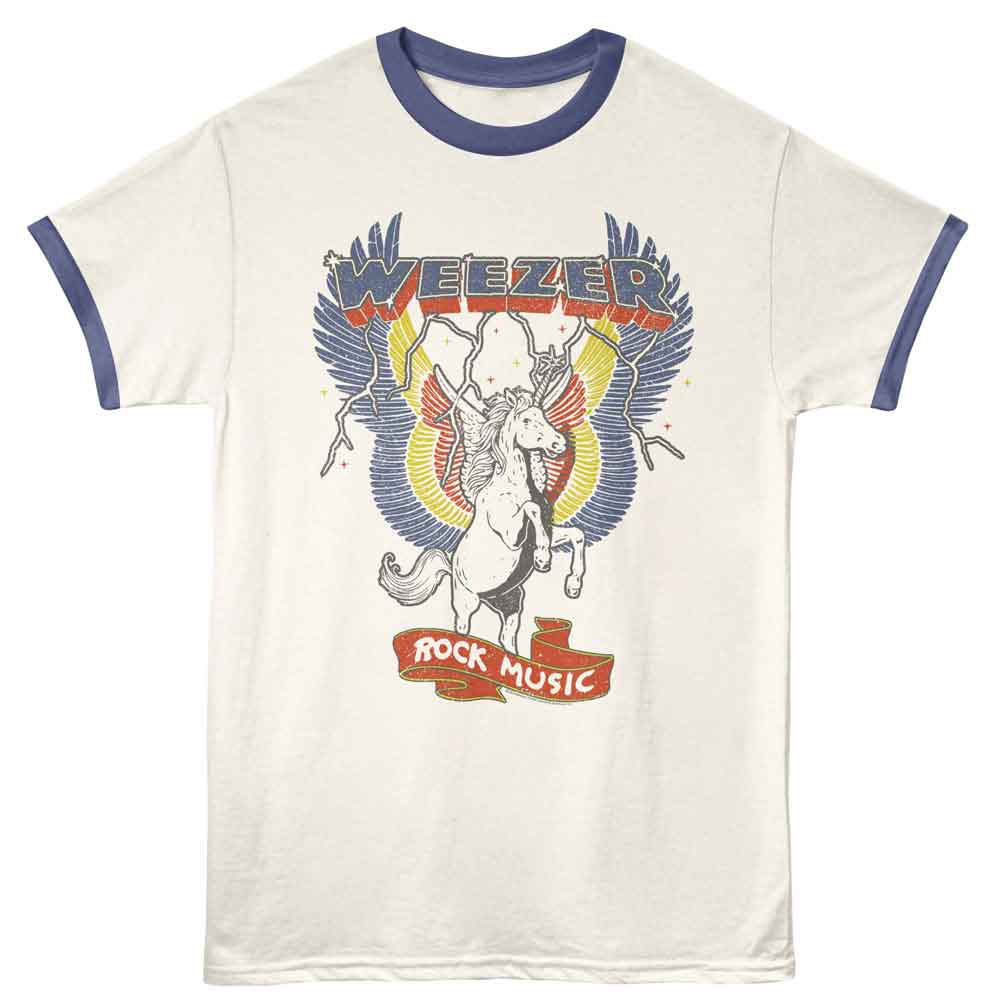 Weezer - Pegasus Ringer Tee